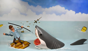 TOONY TERRORS : JAWS & QUINT Two-Pack  NECA