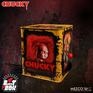 BURST-A-BOX Scarred Chucky MEZCO Jack in the Box