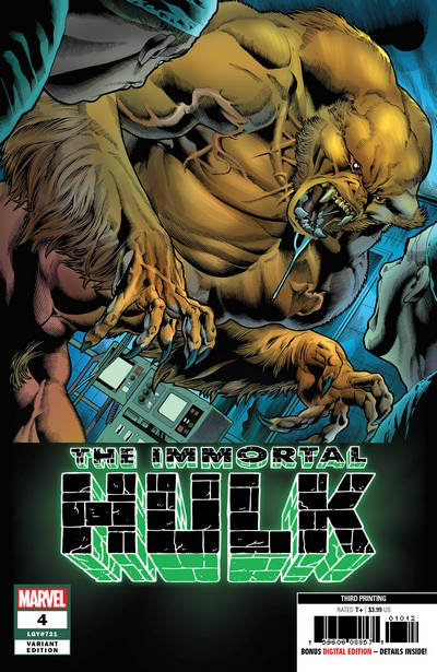 The Immortal Hulk #4 (2018 Series) 3rd Printing