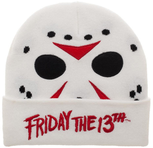 Hat: Friday the 13th Jason Mask Beanie Winter Hat
