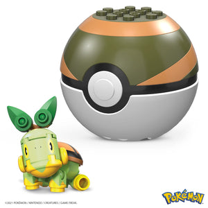 Turtwig Pokéball - Mega Construx Series 15 Pokémon Set