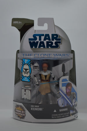 Star Wars The Clone Wars : OBI-WAN KENOBI Firing Jetpack 1st Day of Issue MOC
