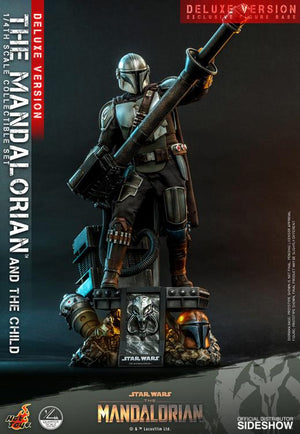 The Mandalorian QS016 The Mandalorian and The Child Deluxe 1/4 Scale Collectible Figure