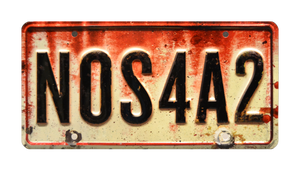 Joe Hill  Charles Manx’s Wraith "NOS4A2" Metal Stamped Replica License Plate
