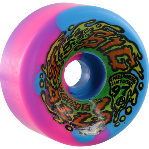 SANTA CRUZ SLIMEBALLS BIG BALLS SPLAT 65mm 97a BLU/PNK SWL