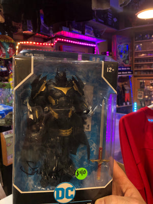 DC Multiverse : Batman : Curse of the White Knight Figure AZ-BAT Armor! Signed by Sean Murphy MIB