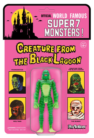 Universal Monsters ReAction Figures – “Super” Creature Super 7 MOC "Narrow Sculpt"