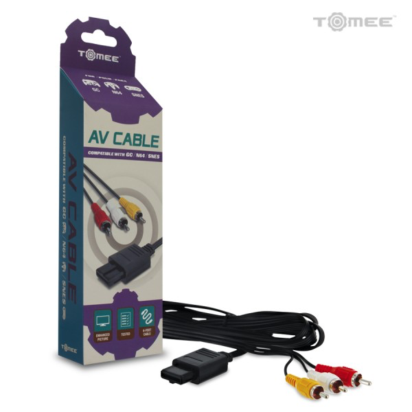 AV Cable for GameCube®/ N64®/ Super NES® - Tomee