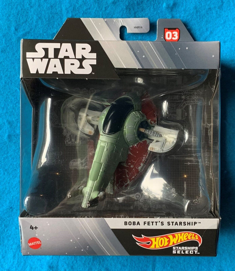 Hot Wheels Star Wars Boba Fett Character Car – Sammlerauto Im Maßstab 1:64