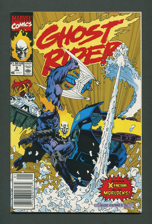 GHOST RIDER #9 (1990 2nd Series) Newstand Edition
