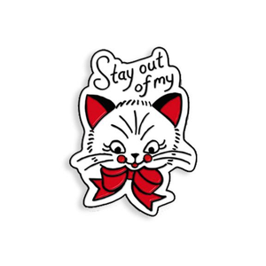 Enamel Pin: STAY OUT OF MY PUSSY! (YESTERDAYS)