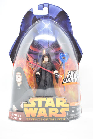 STAR WARS REVENGE OF THE SITH: Emperor Palpatine (Firing Force Lightning)  MOC