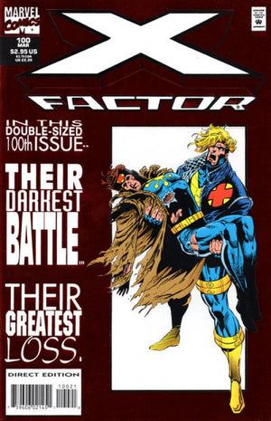 X-Factor #100 Foil Direct Edition  (1986 1st Series)