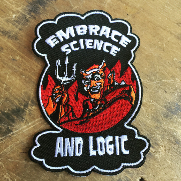 Patch (Embroidered): Embrace Science and Logic