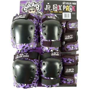 187 6-PACK PAD SET JR-STAAB PURPLE