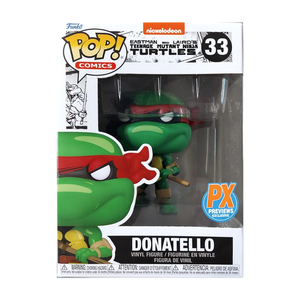 Pop! Comics: TMNT - Donatello PX Previews Exclusive *MINT IN BCW POP STORAGE BOX*