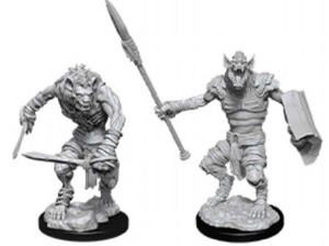 D&D Nolzur's Marvelous Unpainted Miniatures: W12 Gnoll & Gnoll Flesh Gnawer