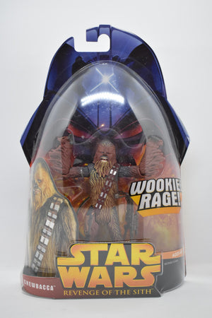 STAR WARS REVENGE OF THE SITH: Chewbacca WOOKIEE RAGE!  MOC