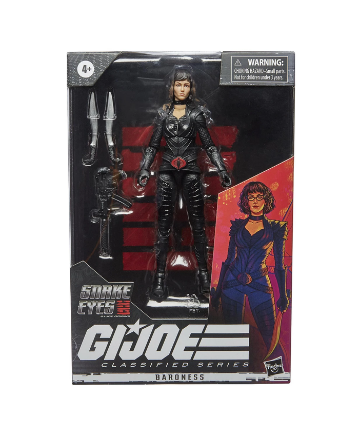 Snake Eyes: G.I. Joe Origins Classified Series Baroness Figure MIB