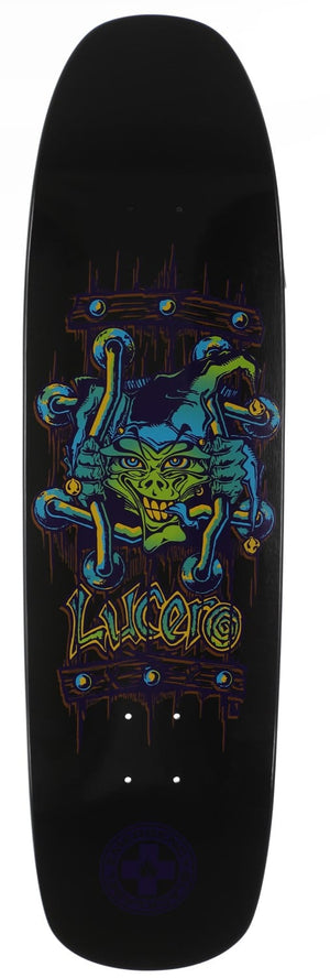 EMERGENCY LUCERO X2 8.88" SKATEBOARD DECK Black Stain
