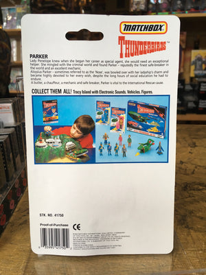 Thunderbirds : Parker w/ Bag Figure Mint On Card (Matchbox 1994)