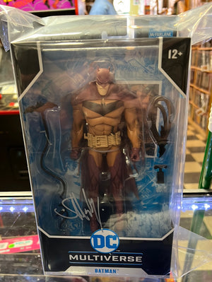 DC Multiverse Batman : Curse of the White Knight Figure Red Signed by Sean Murphy MIB