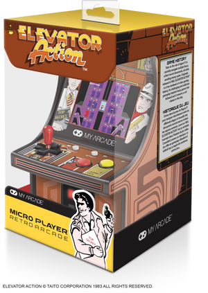 My Arcade: ELEVATOR ACTION Micro Player Retro Arcade 6" MIB