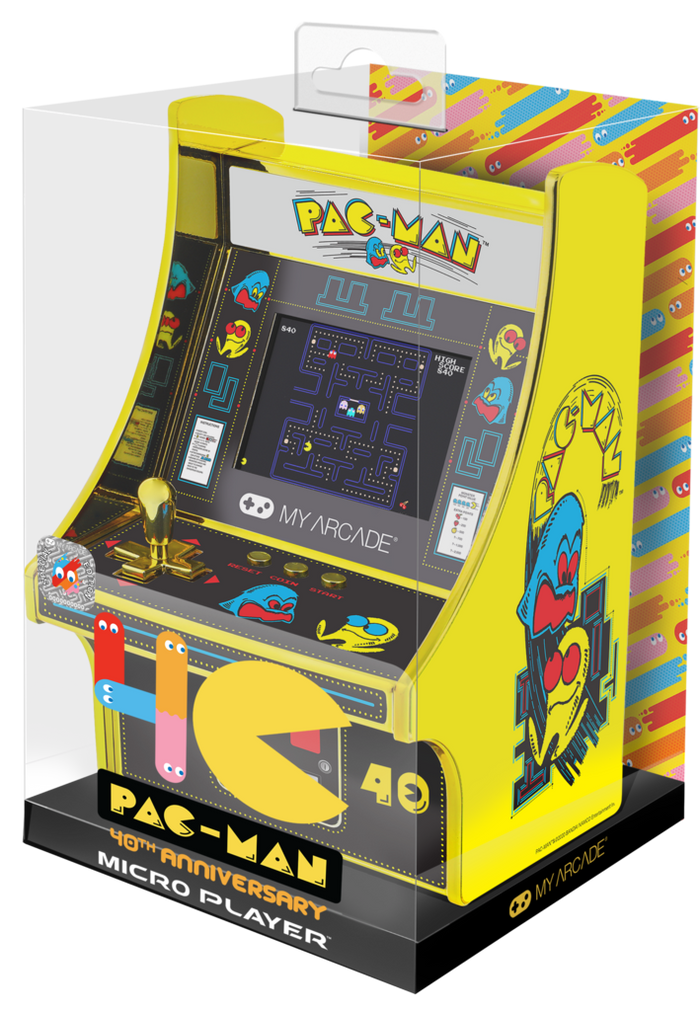 My Arcade: PAC-MAN™ 40TH ANNIVERSARY Micro Player Retro Arcade 6"