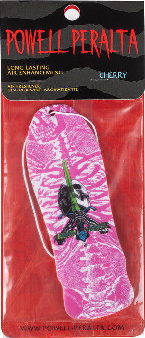 Powell Peralta OG GeeGah Skull & Sword Pink Air Freshener- Cherry Scent