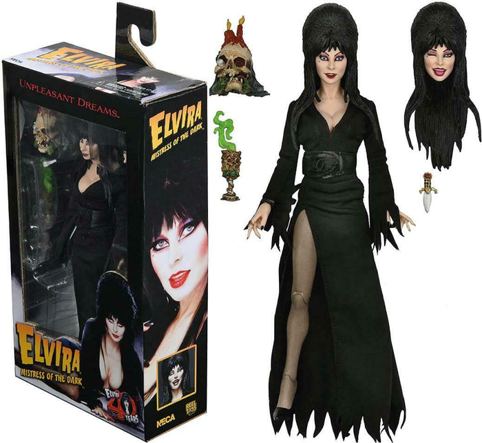 ELVIRA MISTRESS OF THE DARK 8 INCH CLOTHED NECA ACTION FIGURE