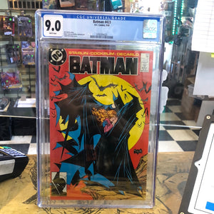 BATMAN #423 :  TODD MCFARLANE COVER 9.0 CGC