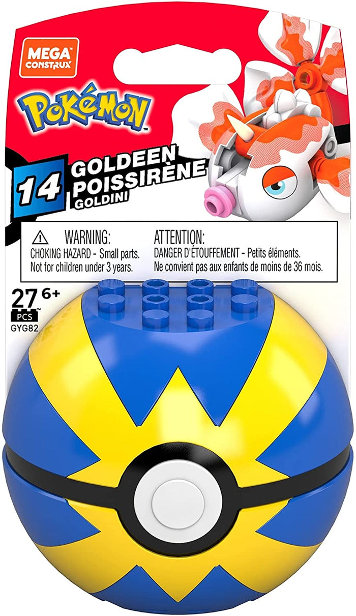 Goldeen Pokéball - Mega Construx Series 14 Pokémon Set