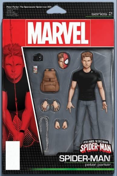 Peter Parker : Spectacular Spider-Man #1 (2017 1st Series) Action Figure Variant (this is a comic book)