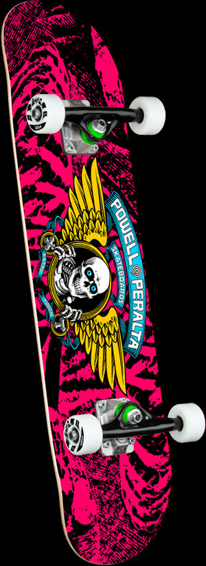 Powell Peralta Winged Ripper Pink Birch Complete Skateboard - 7 x 28