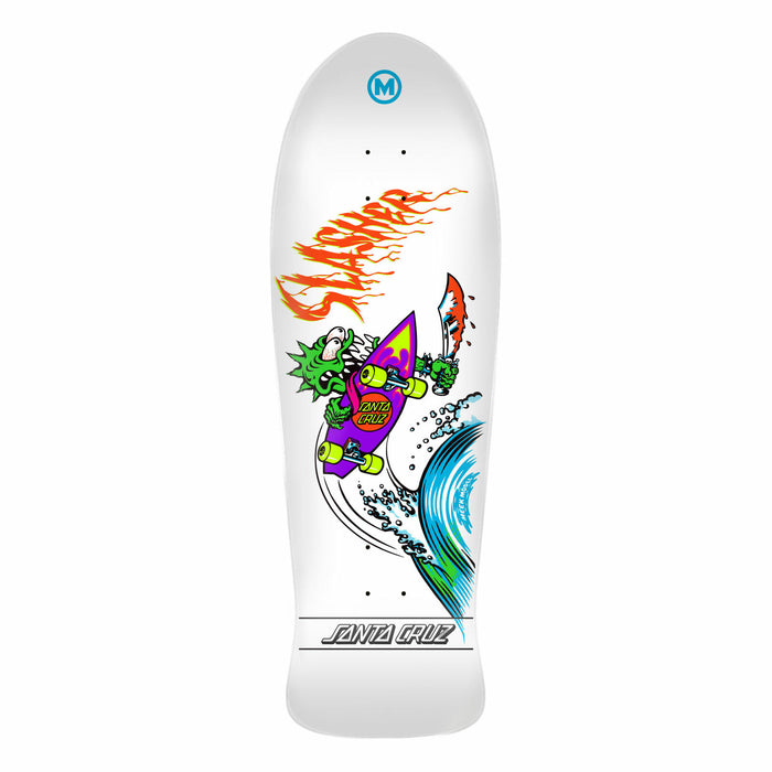 Santa Cruz Skateboard Deck Meek OG Slasher Re-Issue White 10.1" x 31.13"