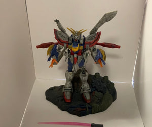 Scarred Mobile Fighter Burning Gundam Figure