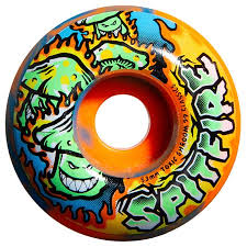 SPITFIRE CLASSICS TOXIC SHROOM SWIRL 53mm 99a ORANGE/ROYALBLUE