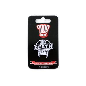 Enamel Pin: 2000 AD Judge Death Badge SDCC Exclusive (YESTERDAYS)