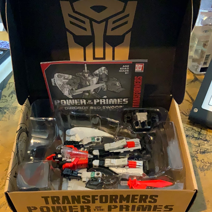 POWER OF THE PRIMES SELECT : Dinobot Red Swoop Mint in Open Box