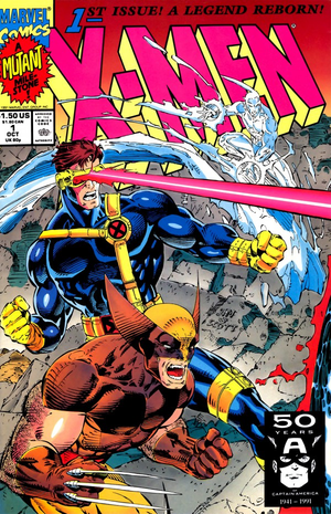 X-men #1 (1991 First Series) WOLVERINE, CYCLOPS, ICEMAN COVER C