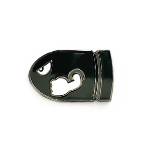 Enamel Pin: Flying Bullet (YESTERDAYS/Super Mario Bros - Bullet Bill)