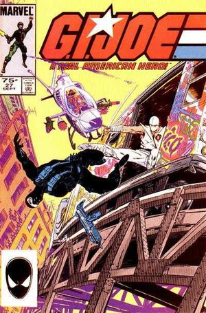 G.I. Joe: A Real American Hero #27 Second Printing (Snake Eyes Origin Pt. 2)
