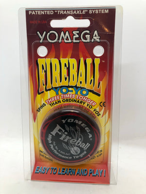 Vintage Yomega Yo-Yo Corp MADE IN USA Fireball Yo-Yo RED NOS