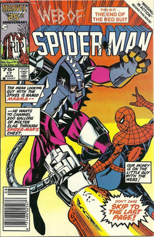 Web of Spider-Man #17 (1985 Series)