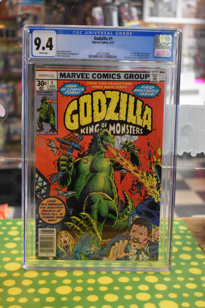 GODZILLA #1 CGC 9.4 Original Marvel Series NEWSSTAND