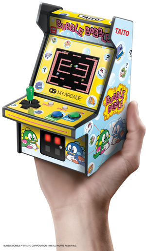 My Arcade: BUBBLE BOBBLE Micro Player Retro Arcade 6" MIB