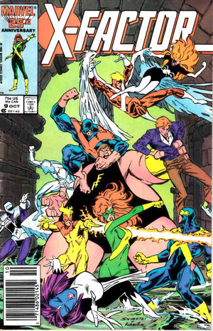 X-Factor #9 Newstand Variant Edition (1986 1st Series)