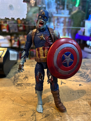 Marvel Legends : What If? Zombie Captain America Complete!