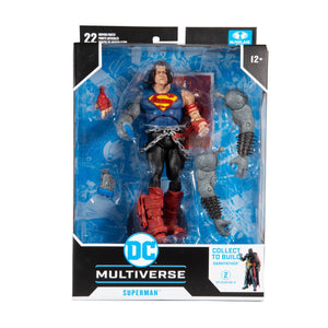 DC Multiverse Dark Nights Metal 7-Inch Scale Action Figure - SUPERMAN  (Darkfather BAF)