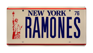 Replica Prop License Plate: The Ramones Punk Rock "RAMONES" Metal Stamped
